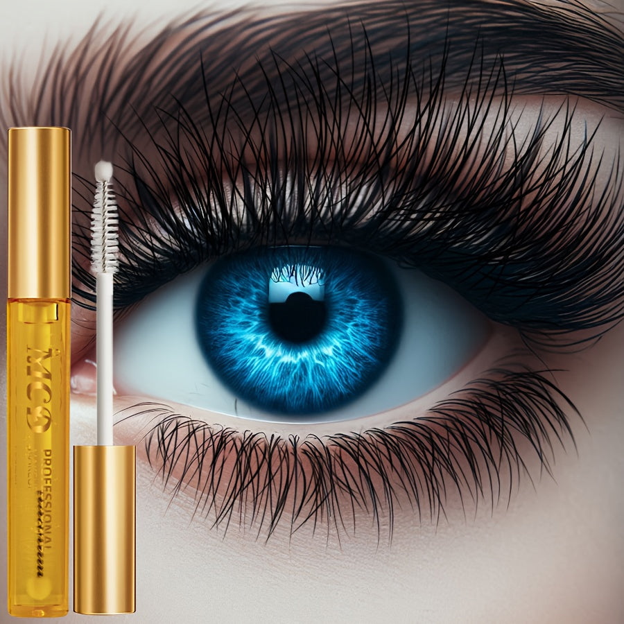 Sérum pour cils naturel - pour des cils recourbés et affinés, volume et courbure longue durée, formule non grasse, pour un usage quotidien et les occasions spéciales - Mascara crème gel pour les yeux, produit de beauté pour événements, emballage tube élég