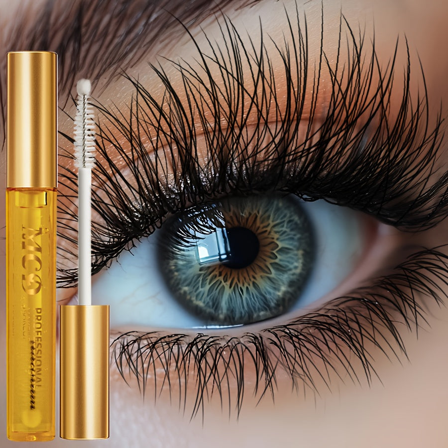 Sérum pour cils naturel - pour des cils recourbés et affinés, volume et courbure longue durée, formule non grasse, pour un usage quotidien et les occasions spéciales - Mascara crème gel pour les yeux, produit de beauté pour événements, emballage tube élég