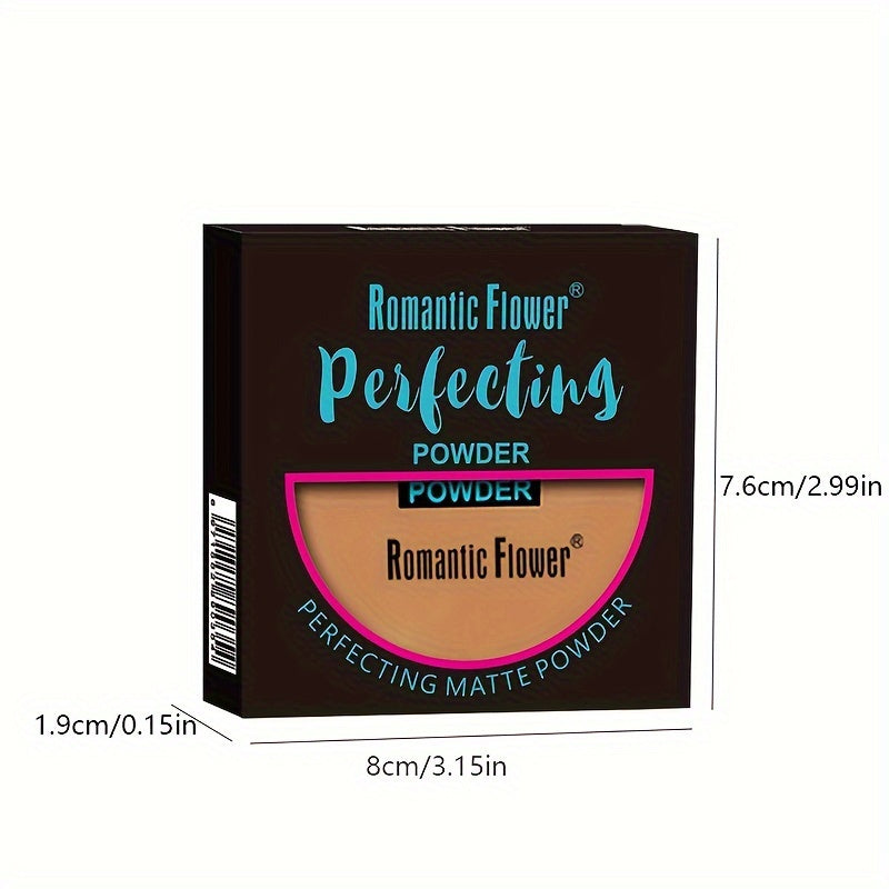 Fond de teint poudre bronze antique couleur blé - Mat, waterproof et anti-sébum, correcteur et illuminateur pour toutes les carnations beige clair, contouring 3D et éclairage latéral/arrière, maquillage au squalane végétal, produit de beauté, packaging