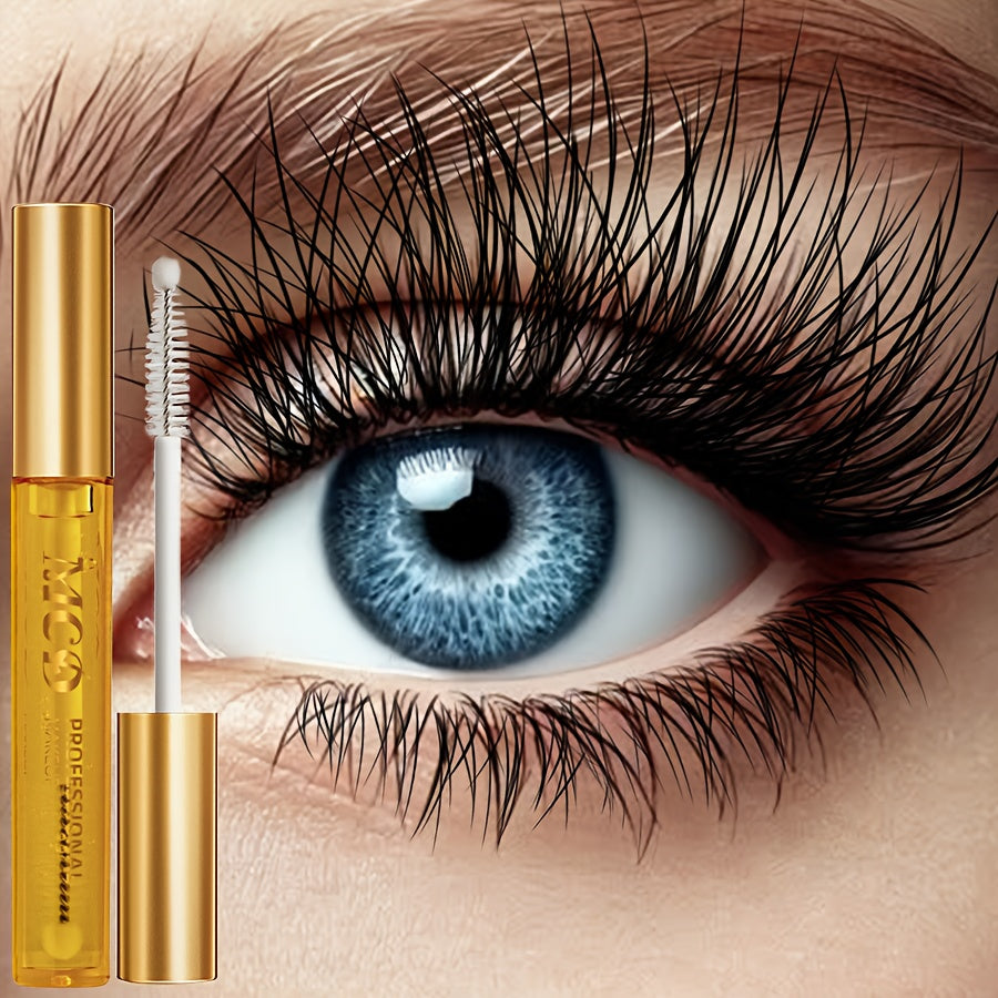 Sérum pour cils naturel - pour des cils recourbés et affinés, volume et courbure longue durée, formule non grasse, pour un usage quotidien et les occasions spéciales - Mascara crème gel pour les yeux, produit de beauté pour événements, emballage tube élég