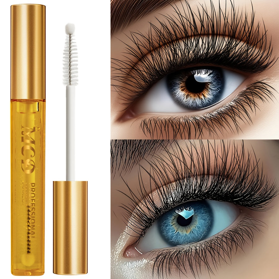 Sérum pour cils naturel - pour des cils recourbés et affinés, volume et courbure longue durée, formule non grasse, pour un usage quotidien et les occasions spéciales - Mascara crème gel pour les yeux, produit de beauté pour événements, emballage tube élég