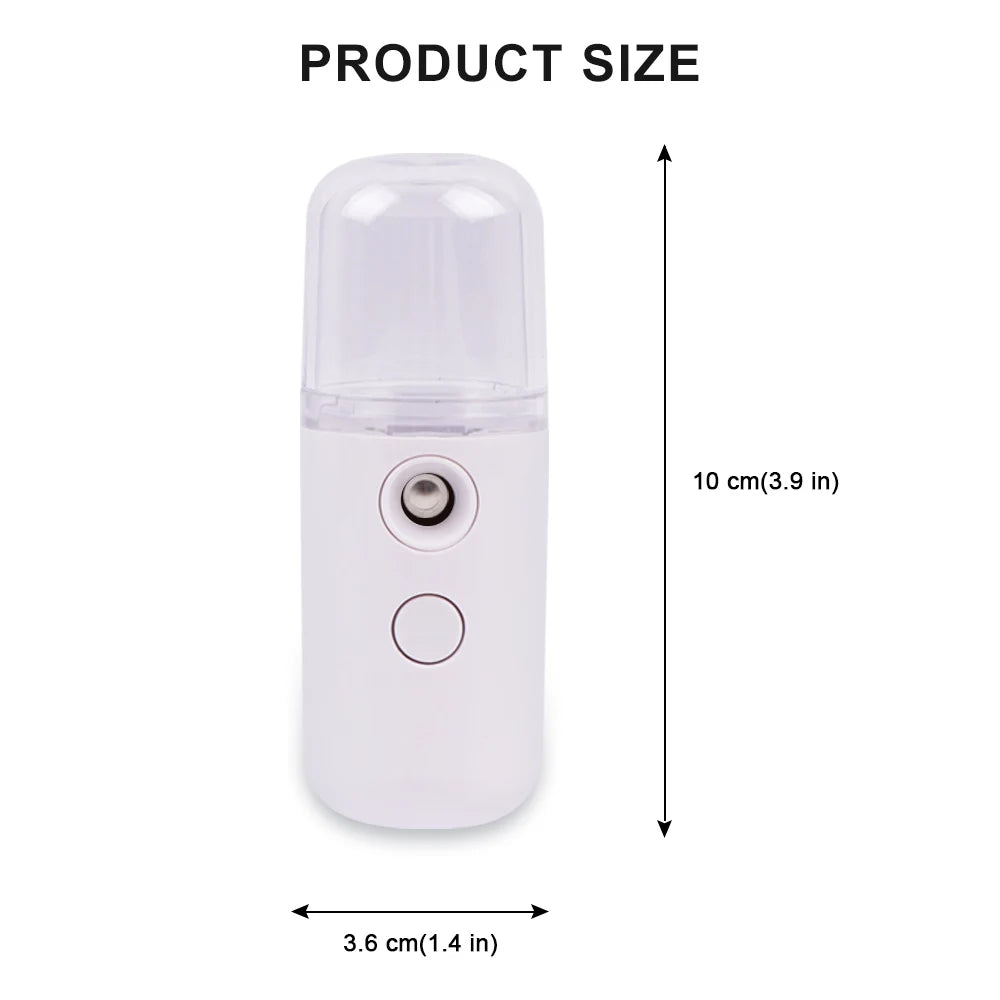 Humidificateur à vapeur pour le visage, vaporisateur nano rechargeable USB, appareil de beauté hydratant pour le soin du visage