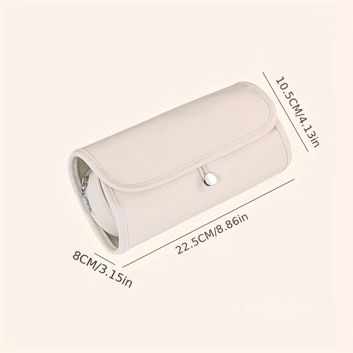 Trousse de maquillage portable en PU, multifonctionnelle et pliable, organiseur de voyage pour cosmétiques, pinceaux, crayons à sourcils, rangement, idée cadeau pour les vacances