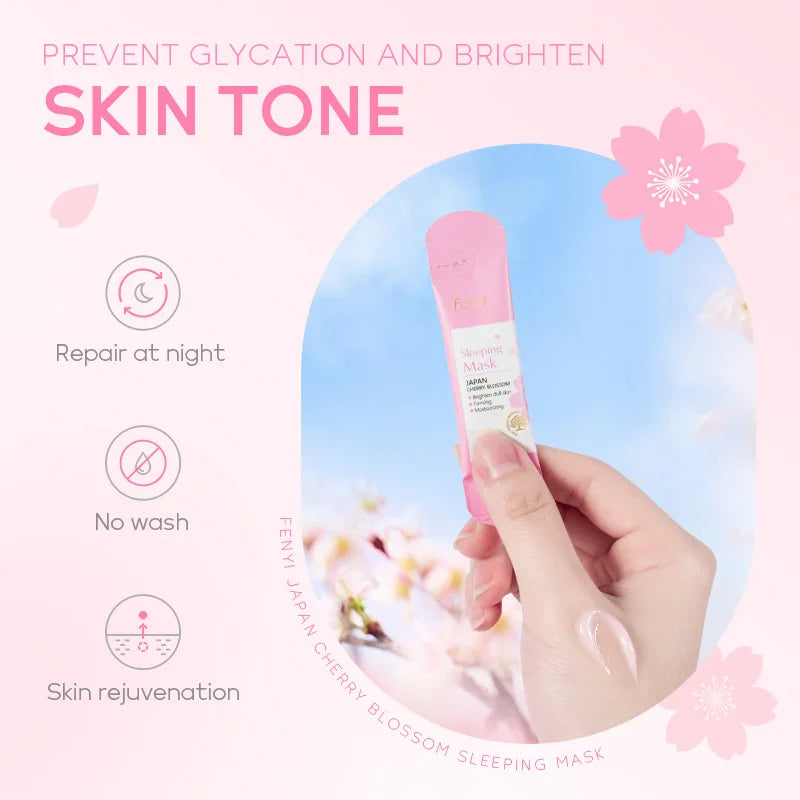 Kit de 9 produits pour le visage Sakura, ensemble de soins pour la peau, nettoyant pour le visage, crème pour le visage, crème solaire, masque pour le visage, crème pour les yeux, produit de soin coréen