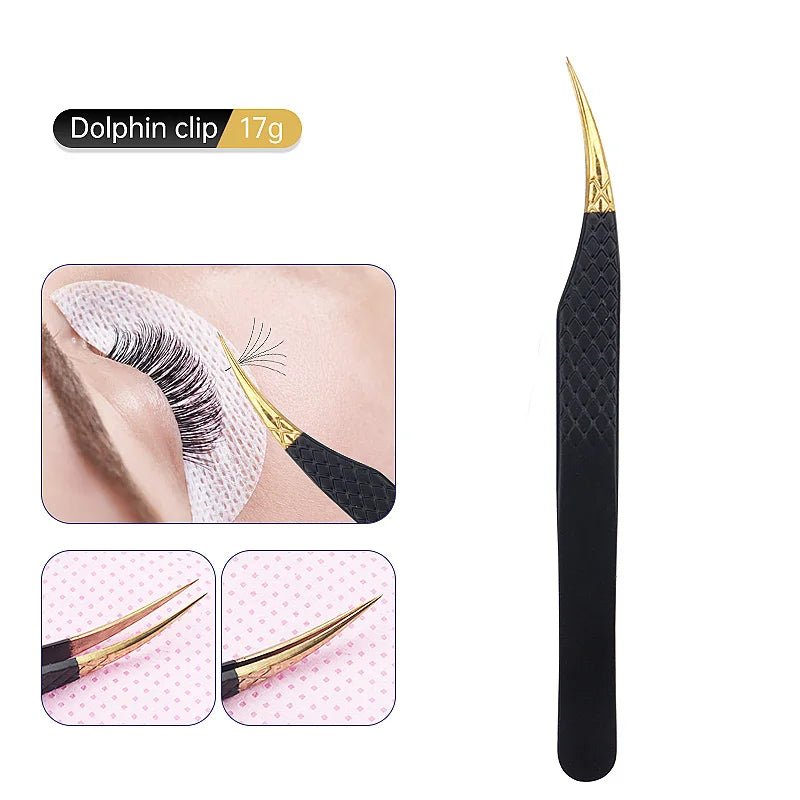 Pince à épiler pour cils et sourcils, pince à épiler de haute précision en acier inoxydable, outils de beauté pour femmes, 1 pièce