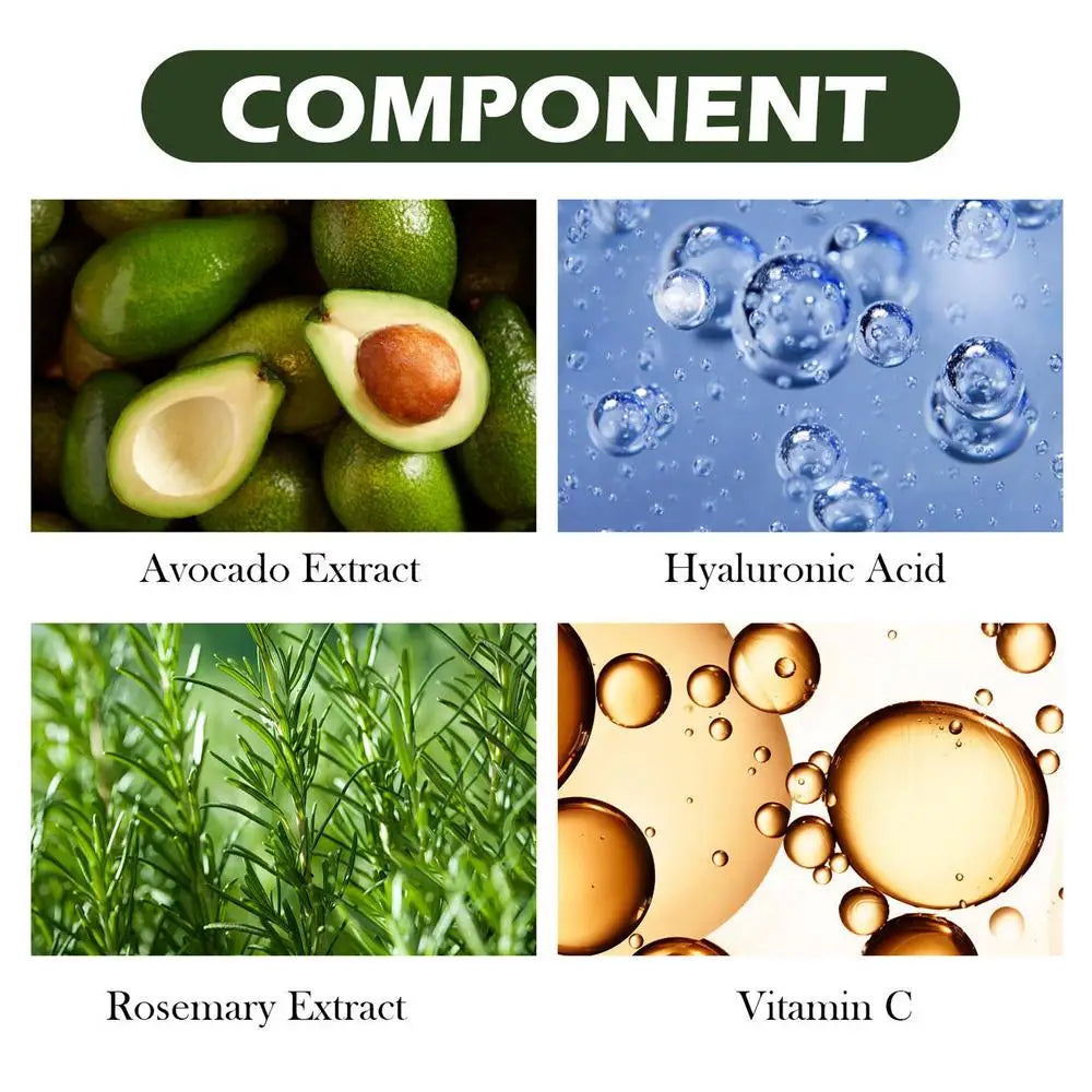 Sérum visage à l'avocat, essence raffermissante visage à la pastèque, effet liftant et raffermissant, atténue les ridules, essence anti-âge, essence anti-rides