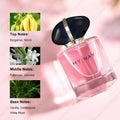 Parfum pour femme Notes parfumées de fleurs et de fruits Parfum Parfum romantique Rencontre persistante Spray corporel léger et glamour