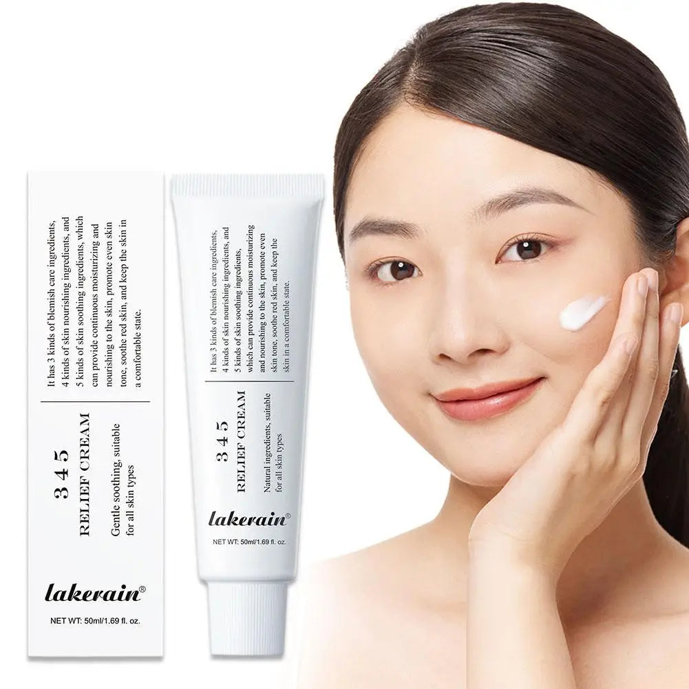 Crème apaisante réparatrice pour le visage 345. Améliore les imperfections cutanées. Apporte un soin apaisant et liftant. Hydratant et embellissant.