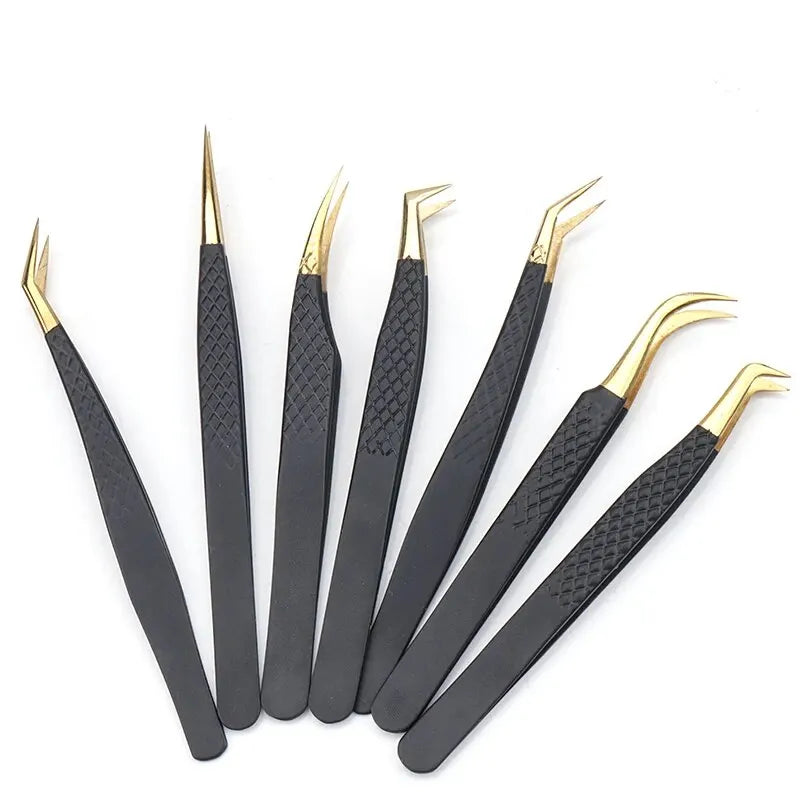 Pince à épiler pour cils et sourcils, pince à épiler de haute précision en acier inoxydable, outils de beauté pour femmes, 1 pièce