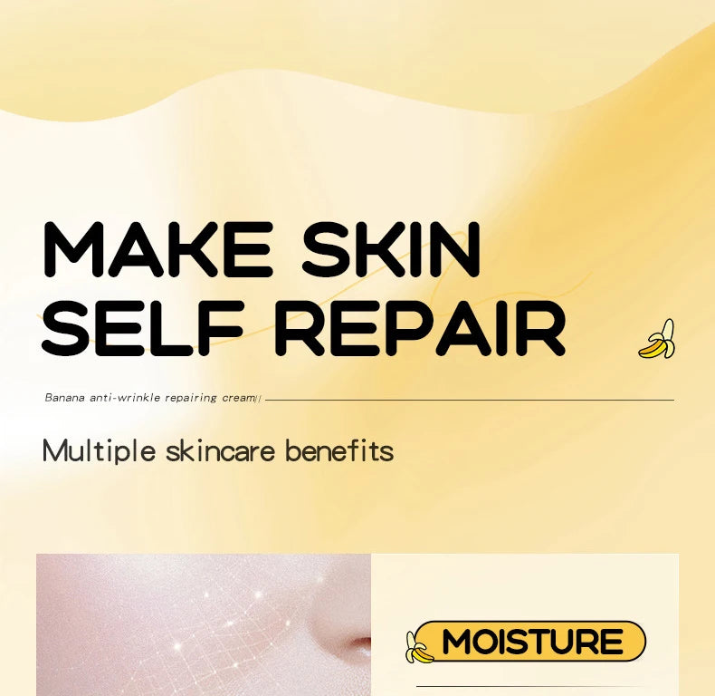 Crème éclaircissante à la peau de banane SADOER, soins de la peau, crèmes hydratantes pour le visage, crème hydratante pour le visage, produits de beauté pour le soin de la peau