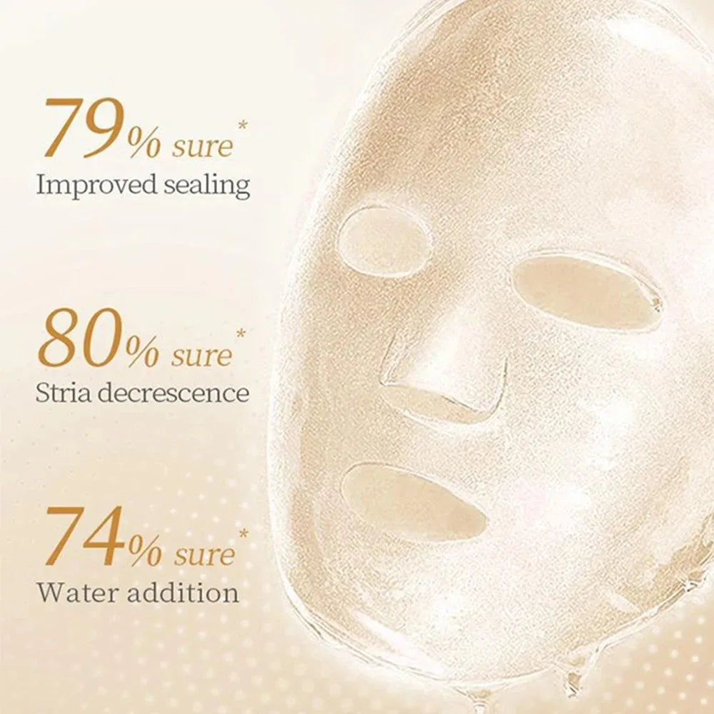 Masque facial au collagène SADOER - Soin du visage - Hydratant, anti-âge, réparateur, illuminateur