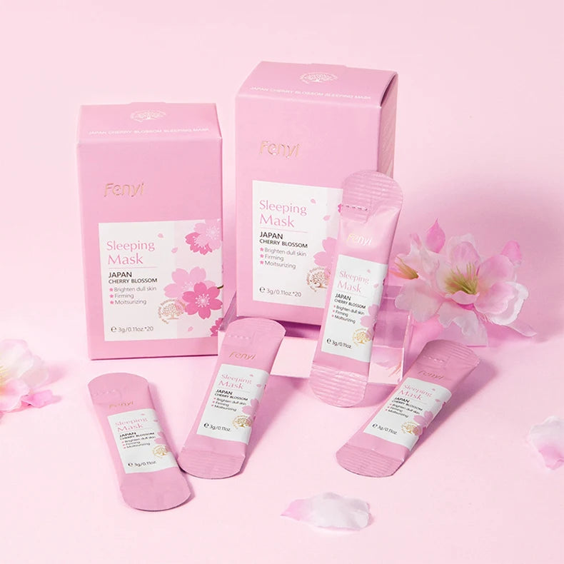 Kit de 9 produits pour le visage Sakura, ensemble de soins pour la peau, nettoyant pour le visage, crème pour le visage, crème solaire, masque pour le visage, crème pour les yeux, produit de soin coréen