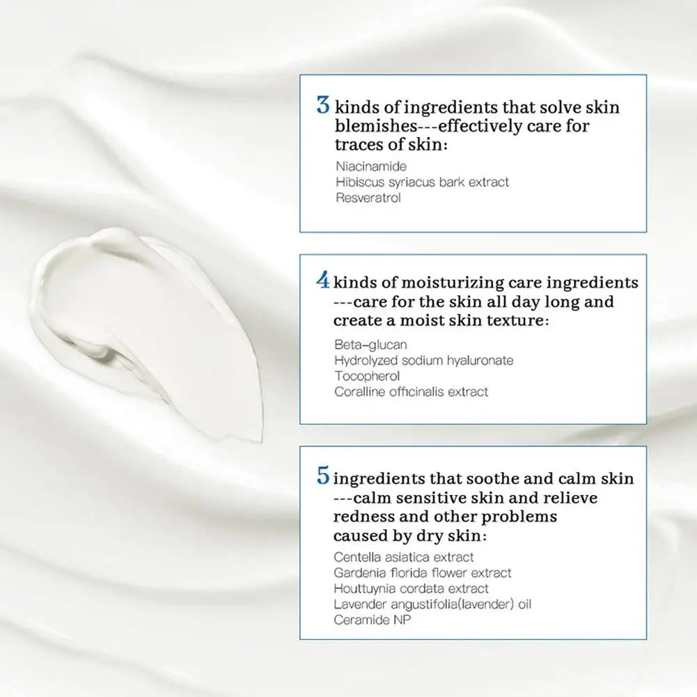 Crème apaisante réparatrice pour le visage 345. Améliore les imperfections cutanées. Apporte un soin apaisant et liftant. Hydratant et embellissant.