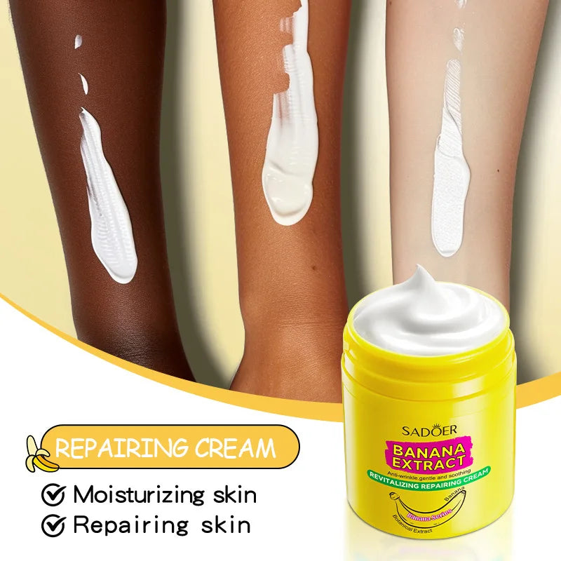 Crème éclaircissante à la peau de banane SADOER, soins de la peau, crèmes hydratantes pour le visage, crème hydratante pour le visage, produits de beauté pour le soin de la peau