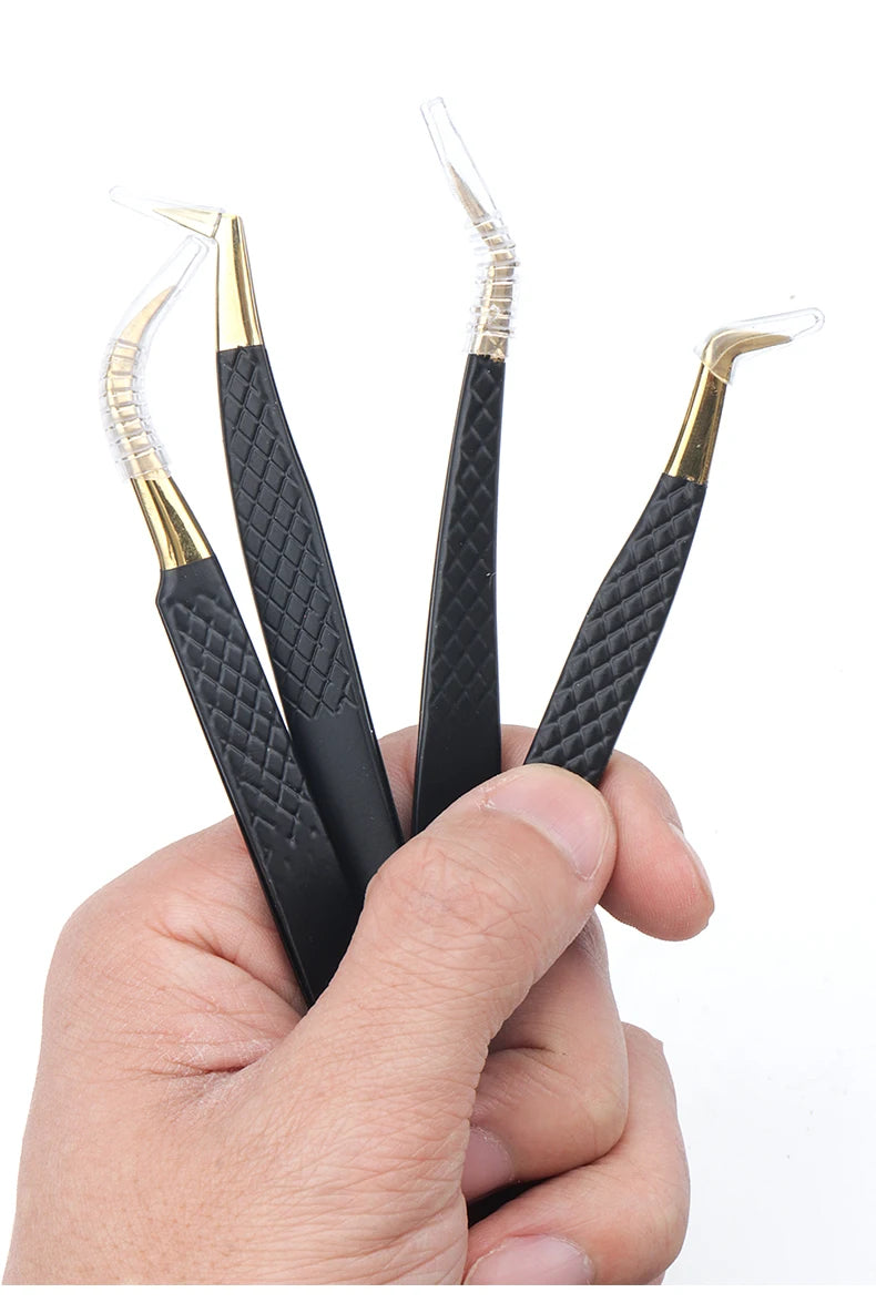 Pince à épiler pour cils et sourcils, pince à épiler de haute précision en acier inoxydable, outils de beauté pour femmes, 1 pièce