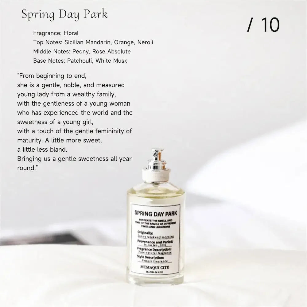 Parfum pour femme, parfum floral, fruité, boisé, parfum jasmin, cèdre, musc, agrumes, eau de toilette longue durée.