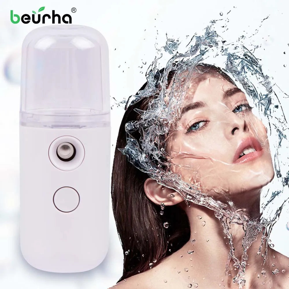 Humidificateur à vapeur pour le visage, vaporisateur nano rechargeable USB, appareil de beauté hydratant pour le soin du visage