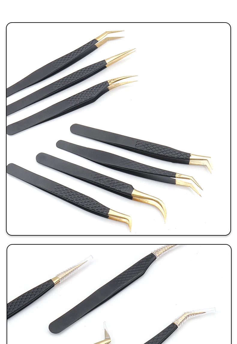 Pince à épiler pour cils et sourcils, pince à épiler de haute précision en acier inoxydable, outils de beauté pour femmes, 1 pièce