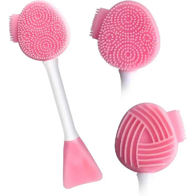 Coffret de maquillage beauté 9 pièces, kit de maquillage, comprenant un ensemble de bandeaux quatre pièces, un nettoyant pour le visage et des outils de massage, etc.