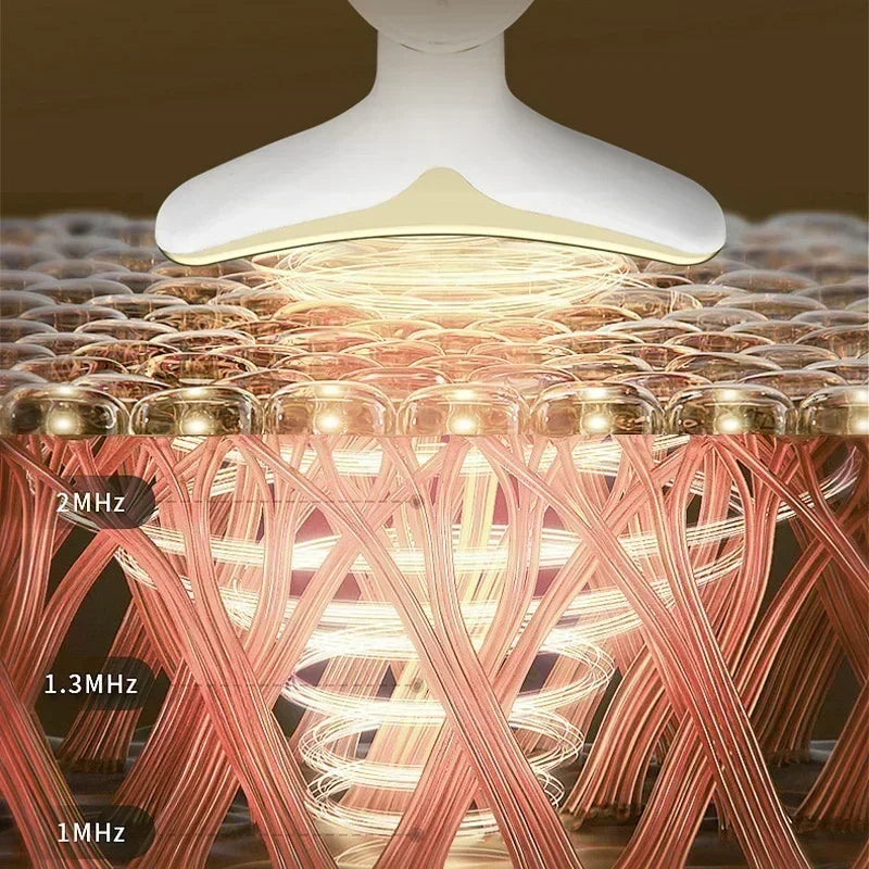 Appareil de beauté pour le visage et le cou, lifting, massage anti-rides, rajeunissement de la peau, amincissement du double menton, vibromasseur.