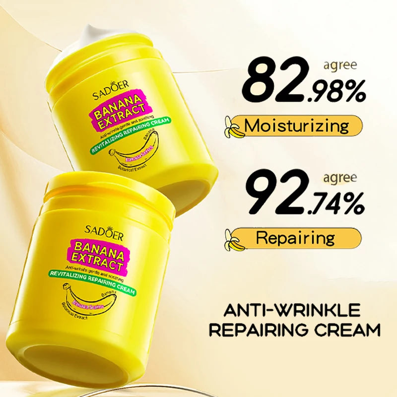 Crème éclaircissante à la peau de banane SADOER, soins de la peau, crèmes hydratantes pour le visage, crème hydratante pour le visage, produits de beauté pour le soin de la peau