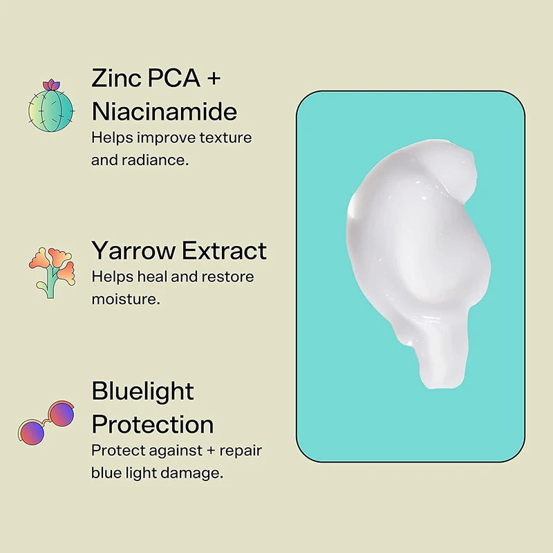 Crème visage hydratante réparatrice et nourrissante pour peaux sèches, à la vitamine E et au gel d'aloe vera, soin contour des yeux.