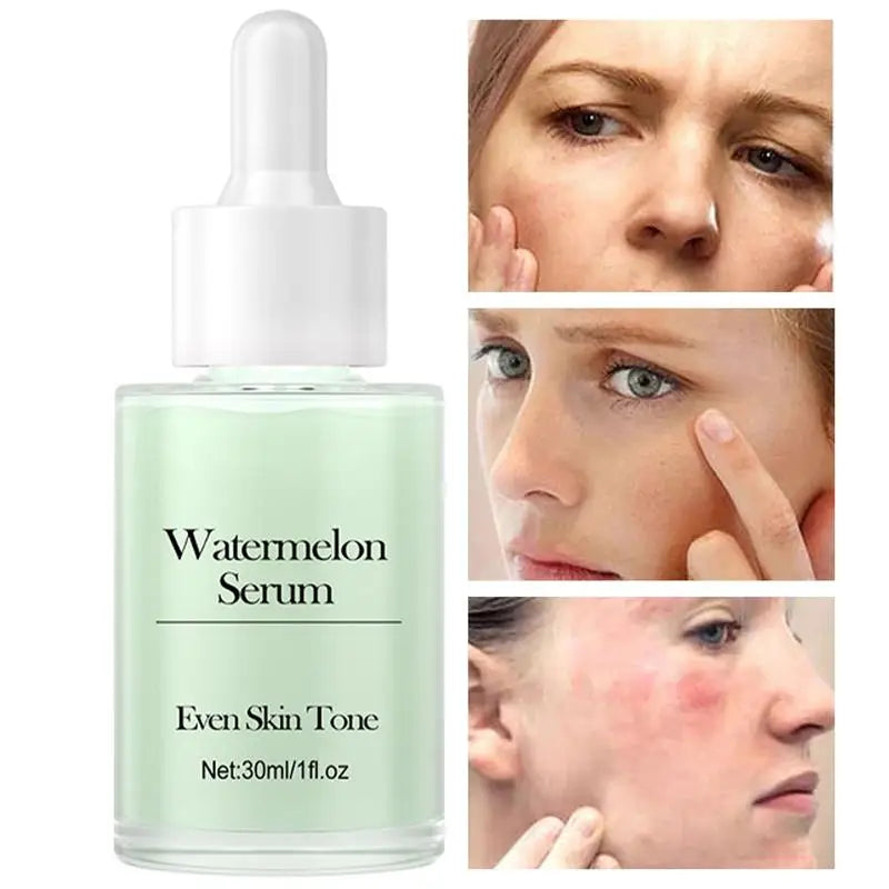 Sérum visage à l'avocat, essence raffermissante visage à la pastèque, effet liftant et raffermissant, atténue les ridules, essence anti-âge, essence anti-rides