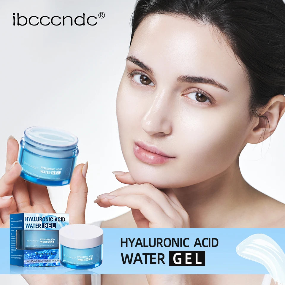 Crème gel à l'acide hyaluronique, soin hydratant pour le visage, pour hydrater et lisser les peaux très sèches, lotion nourrissante qui améliore la sécheresse cutanée