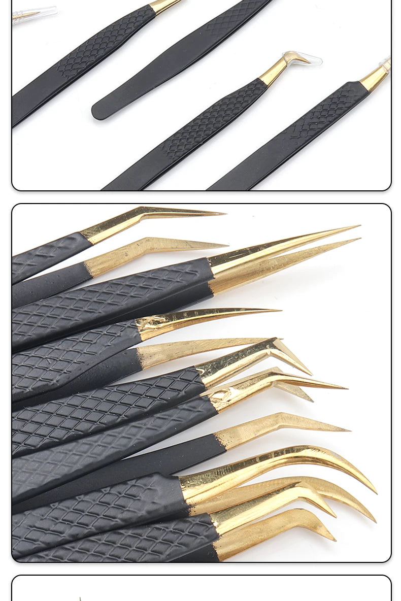 Pince à épiler pour cils et sourcils, pince à épiler de haute précision en acier inoxydable, outils de beauté pour femmes, 1 pièce