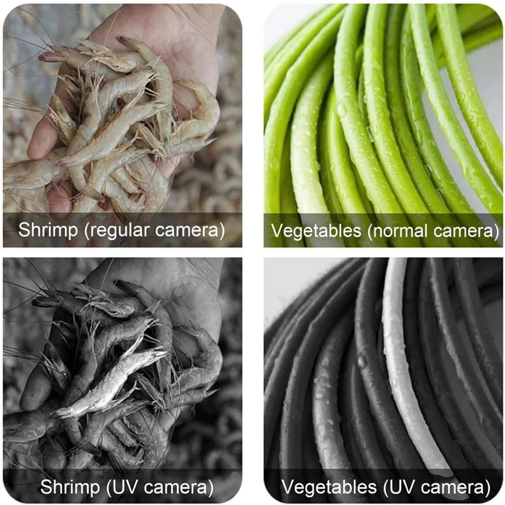 Test de protection solaire portable par caméra UV pour la protection du visage et le démaquillage : détection de la protection solaire