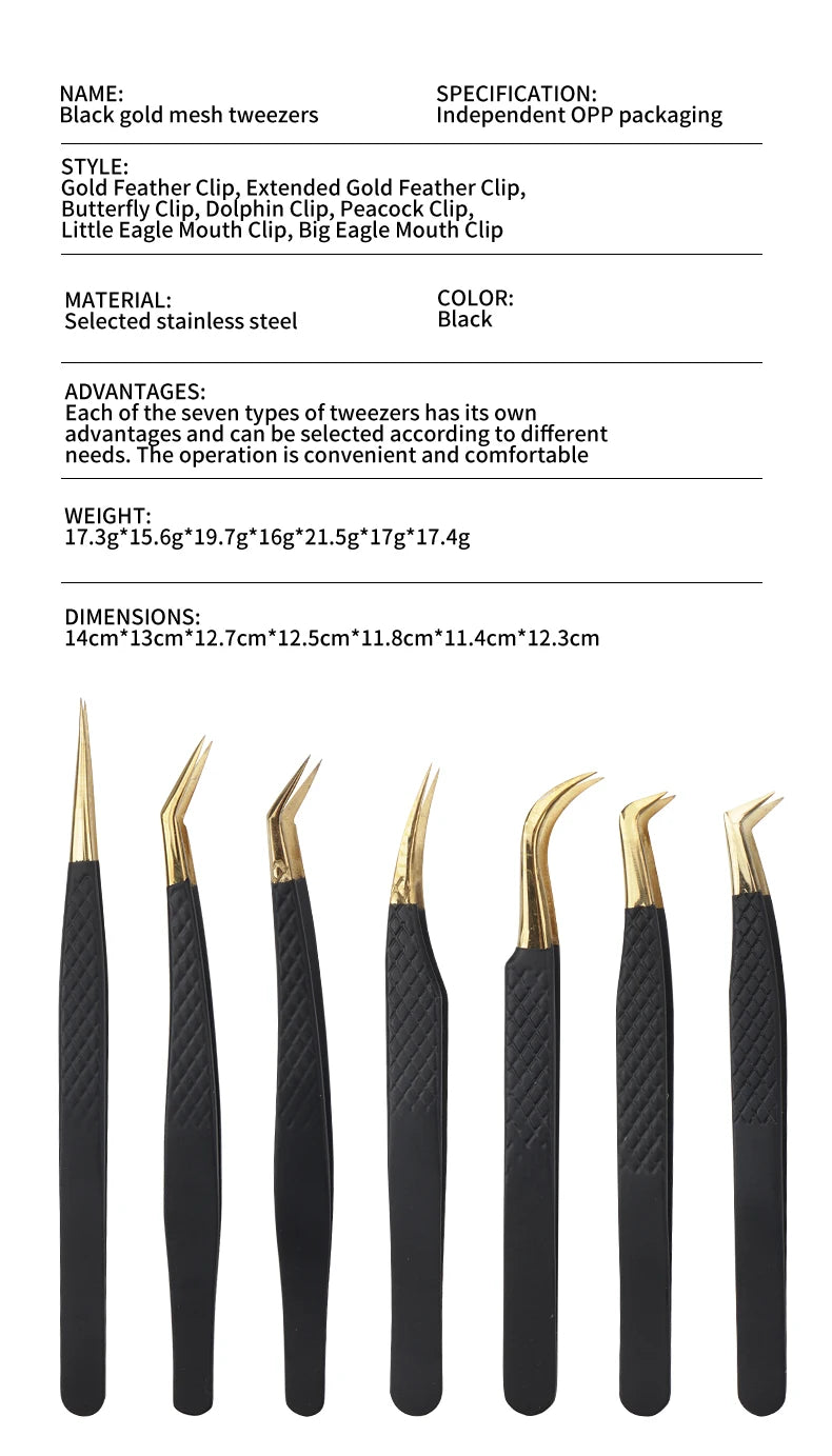 Pince à épiler pour cils et sourcils, pince à épiler de haute précision en acier inoxydable, outils de beauté pour femmes, 1 pièce