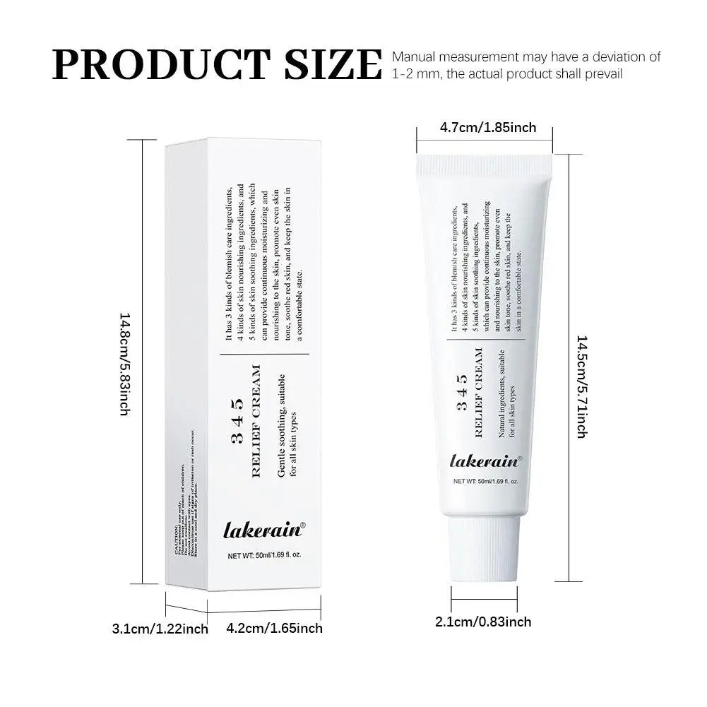 Crème apaisante réparatrice pour le visage 345. Améliore les imperfections cutanées. Apporte un soin apaisant et liftant. Hydratant et embellissant.