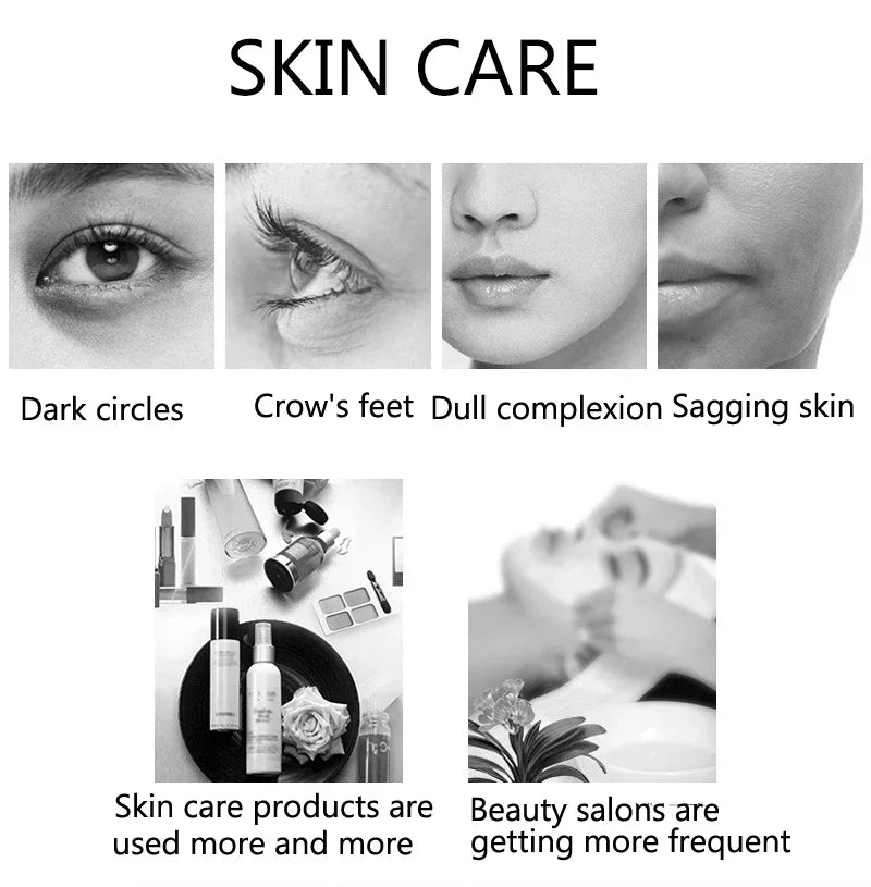 Electric Facial Beauty Device Ultrasonic Ionic Face Cleaner Anti-aging Machine High Frequency Wrinkle Removal Skin Lift Massager