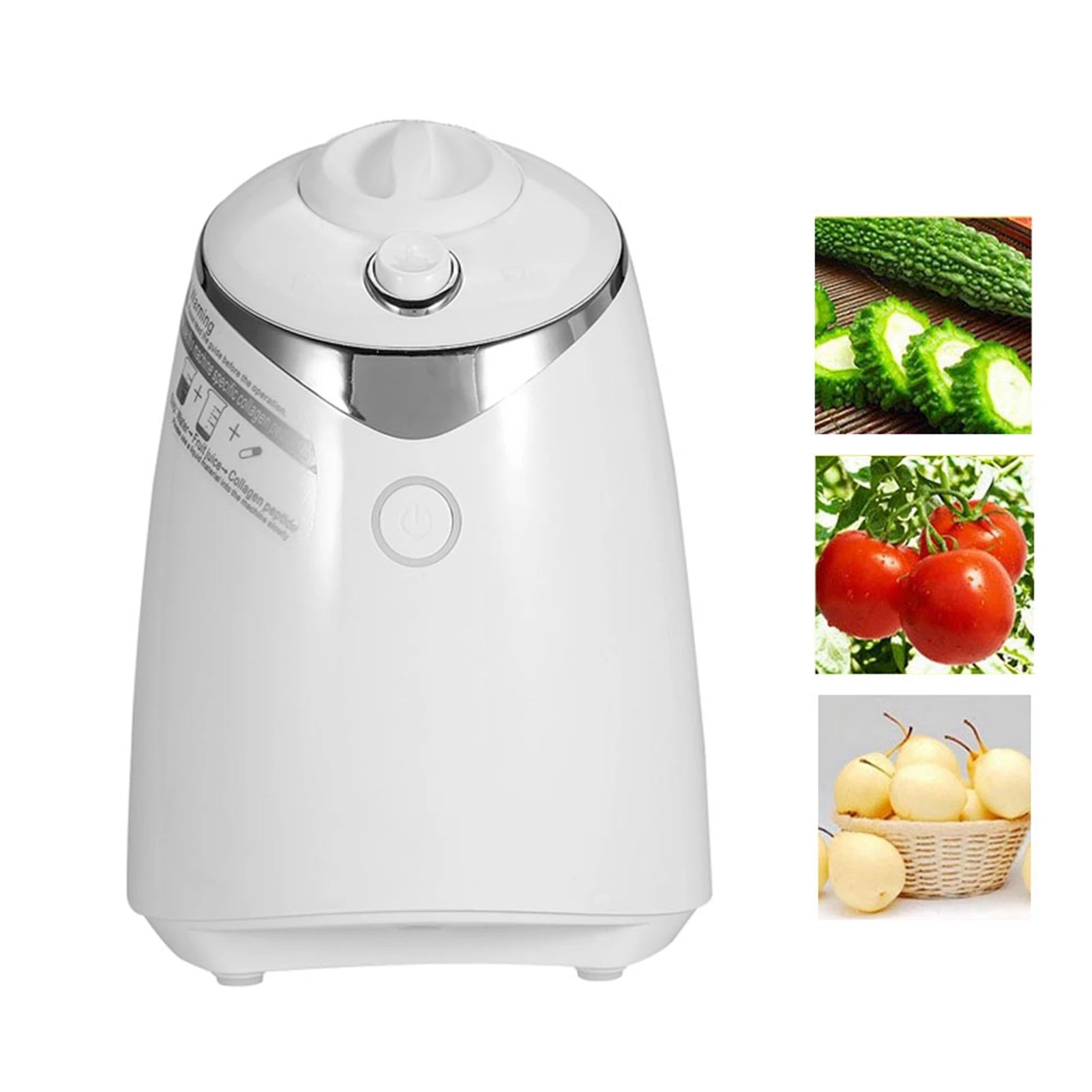 Machine à masques aux fruits, masque facial naturel fait maison à base de fruits et légumes, soin du visage, machine de beauté au collagène frais, machine à masques aux légumes