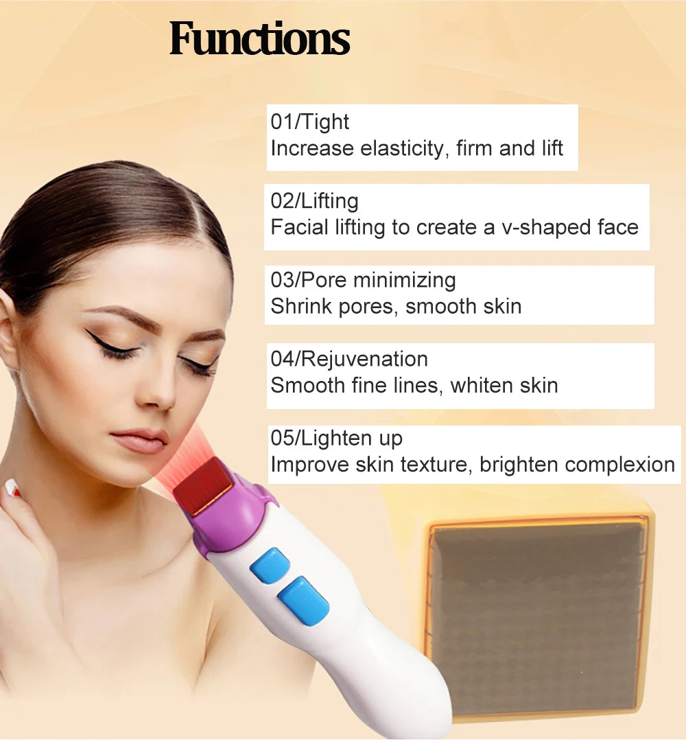 Appareil de beauté raffermissant et liftant pour le visage - Accessoire pour salon de beauté - Soins du visage, rajeunissement et anti-âge