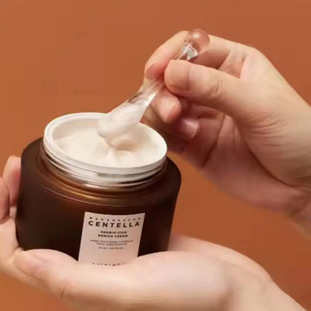 Crème hydratante probiotique SKIN 1004 à la Centella Asiatica - Hydratation intense - Soin contour des yeux anti-rides - Crème réparatrice hydratante en profondeur