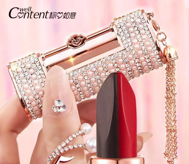 Rouge à lèvres mat 5 en 1, longue tenue, pigmenté, waterproof, toucher soyeux, charmant, cosmétique de beauté pour femme