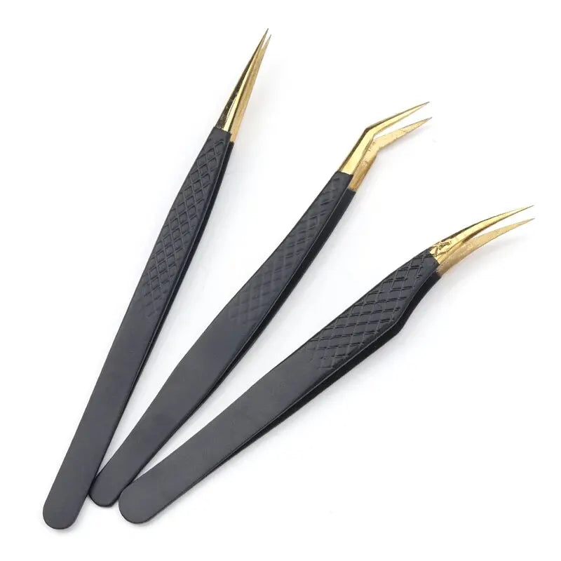 Pince à épiler pour cils et sourcils, pince à épiler de haute précision en acier inoxydable, outils de beauté pour femmes, 1 pièce