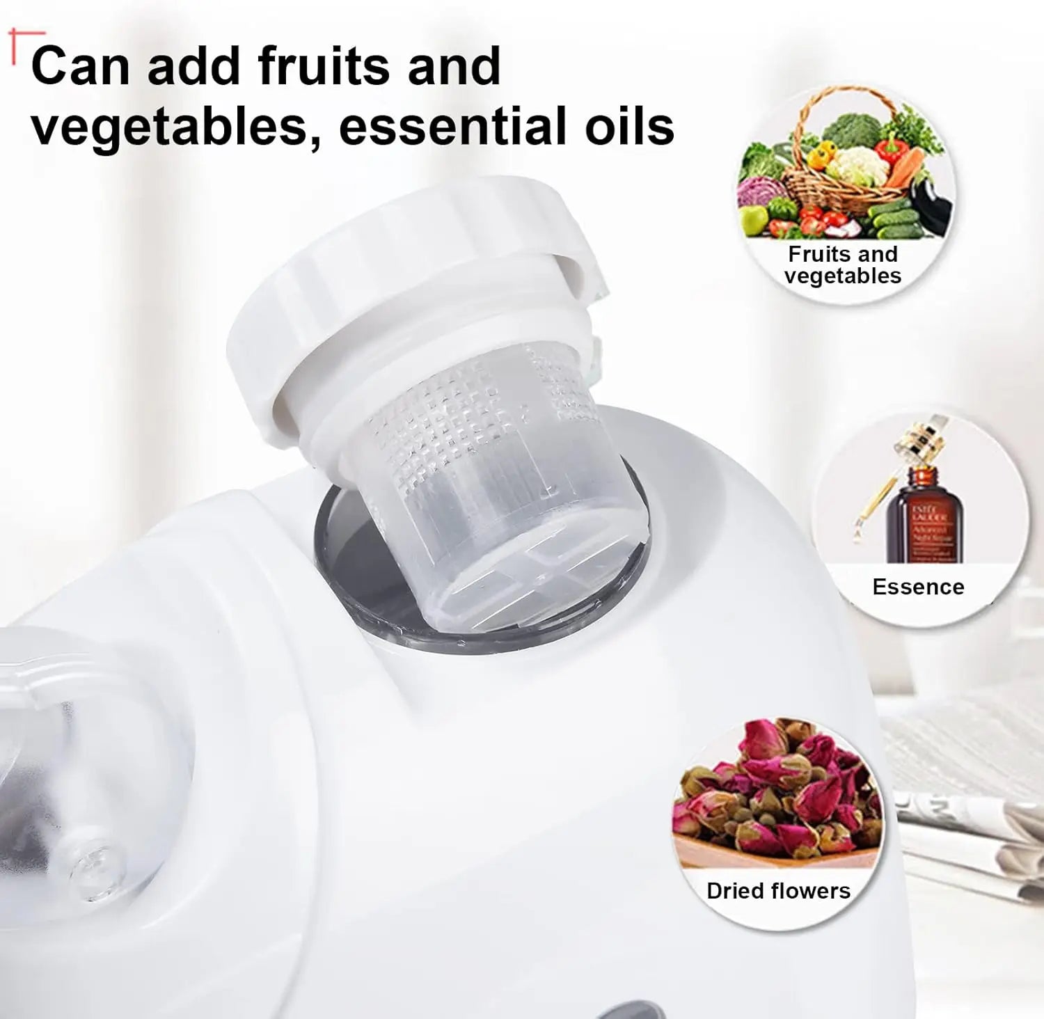 Appareil à vapeur pour le visage, hydratant et nourrissant, avec embout réglable pour désobstruer les pores, hydratation et nettoyage en profondeur, soin du visage à domicile