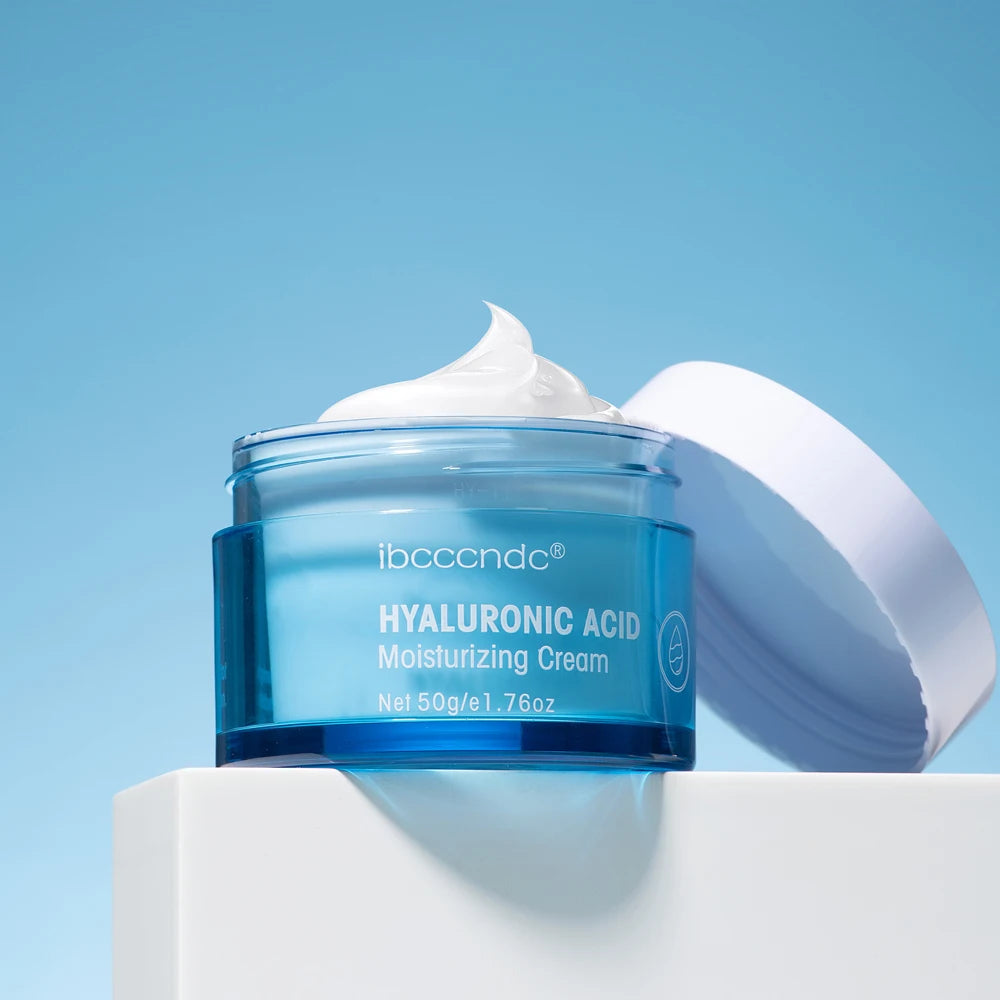 Crème gel à l'acide hyaluronique, soin hydratant pour le visage, pour hydrater et lisser les peaux très sèches, lotion nourrissante qui améliore la sécheresse cutanée
