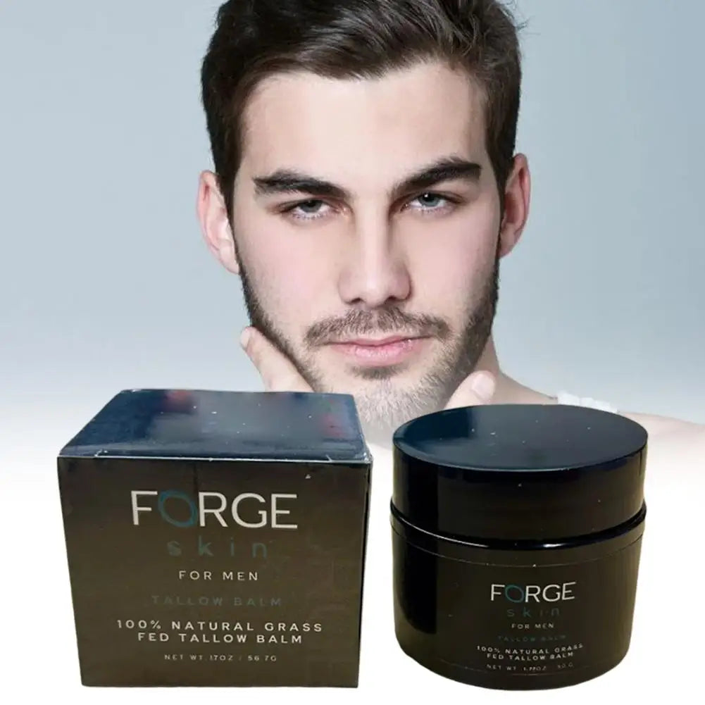 Crème visage anti-âge FORGE pour hommes - Soin naturel pour la peau - Correcteur anti-rides - Effet liftant et raffermissant - Crème hydratante